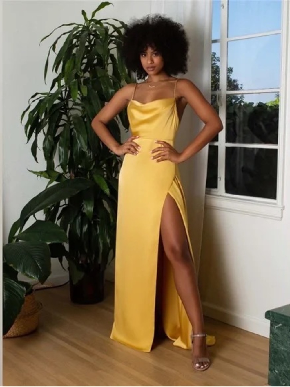 FAME AND PARTNERS Rosabel Slip Maxi Dress